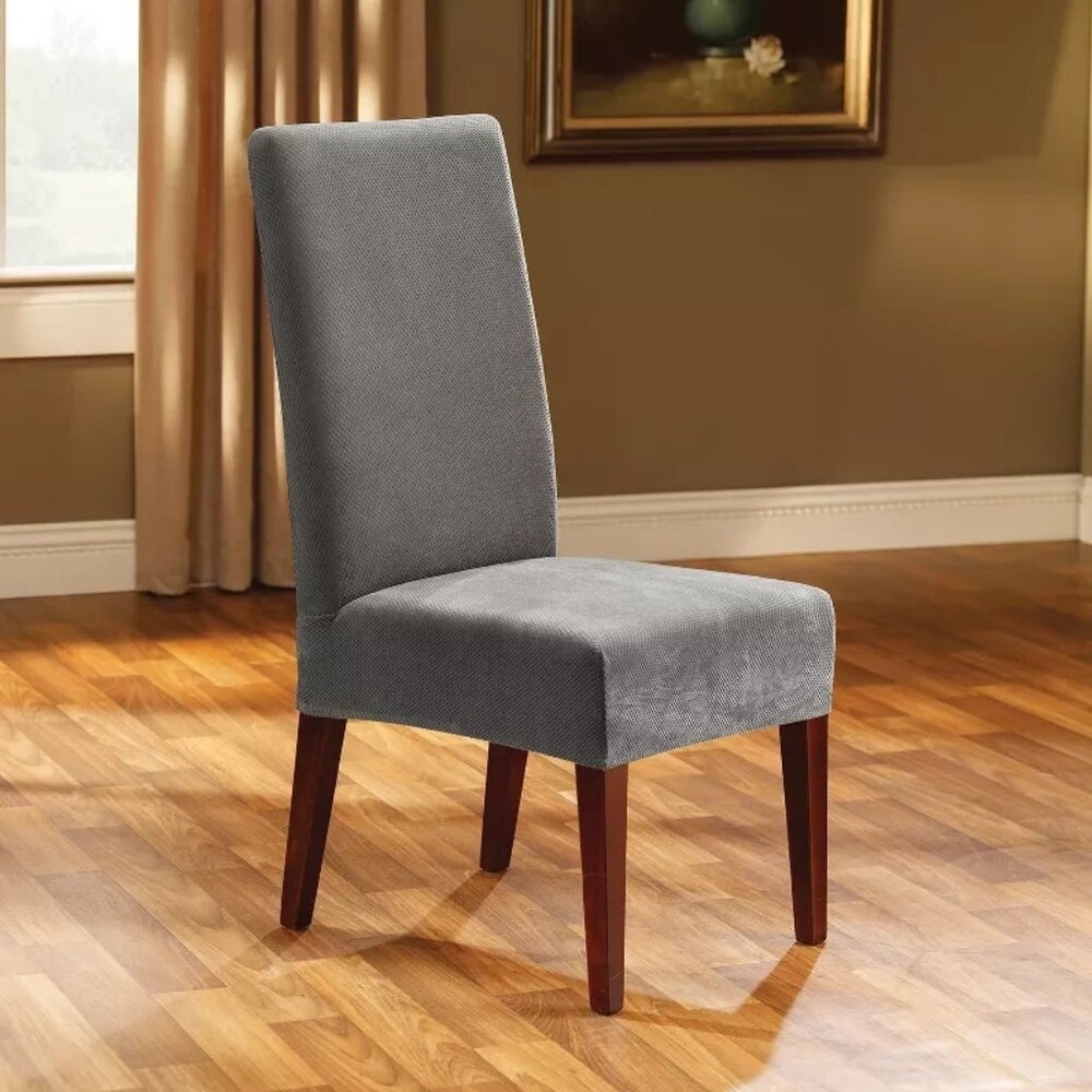 SUREFIT Stretch Pique Parson Chair Slipcover